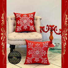 Load image into Gallery viewer, Red Snowflakes