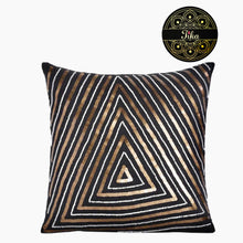 Load image into Gallery viewer, Black and Bronze Triangle Sequins