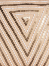 Load image into Gallery viewer, Beige Triangle Sequins