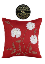 Load image into Gallery viewer, Red with White Flowers