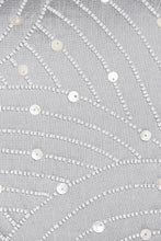 Load image into Gallery viewer, Silver Shell Embellished Sequins