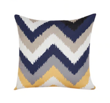 Load image into Gallery viewer, Blue &amp; Grey Ikat