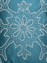 Load image into Gallery viewer, Teal Snowflakes