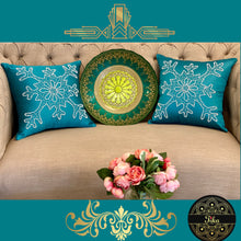 Load image into Gallery viewer, Teal Snowflakes