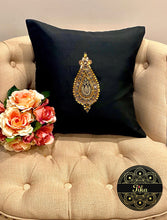 Load image into Gallery viewer, Black Zardozi