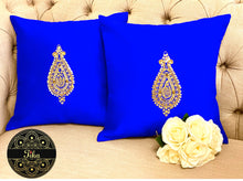Load image into Gallery viewer, Royal Blue Zardozi
