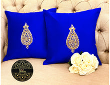 Load image into Gallery viewer, Royal Blue Zardozi